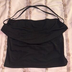 Zara Black Cowl Neck Cami Top